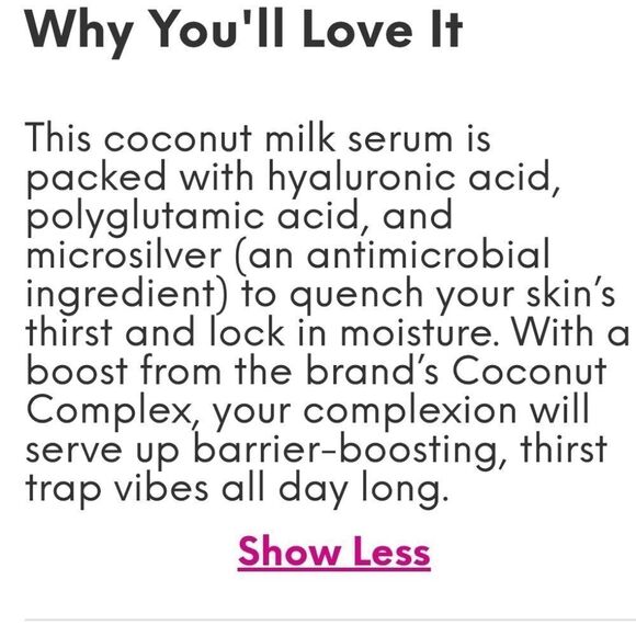 BEAUTYSTAT TRIPLE PLUMP COCONUT MILK SERUM NEW 1.7oz - Picture 6 of 16